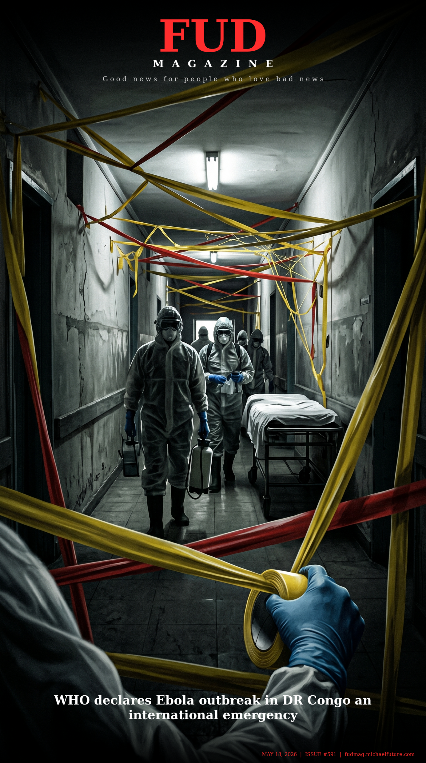 WHO declares Ebola outbreak in DR Congo an international emergency