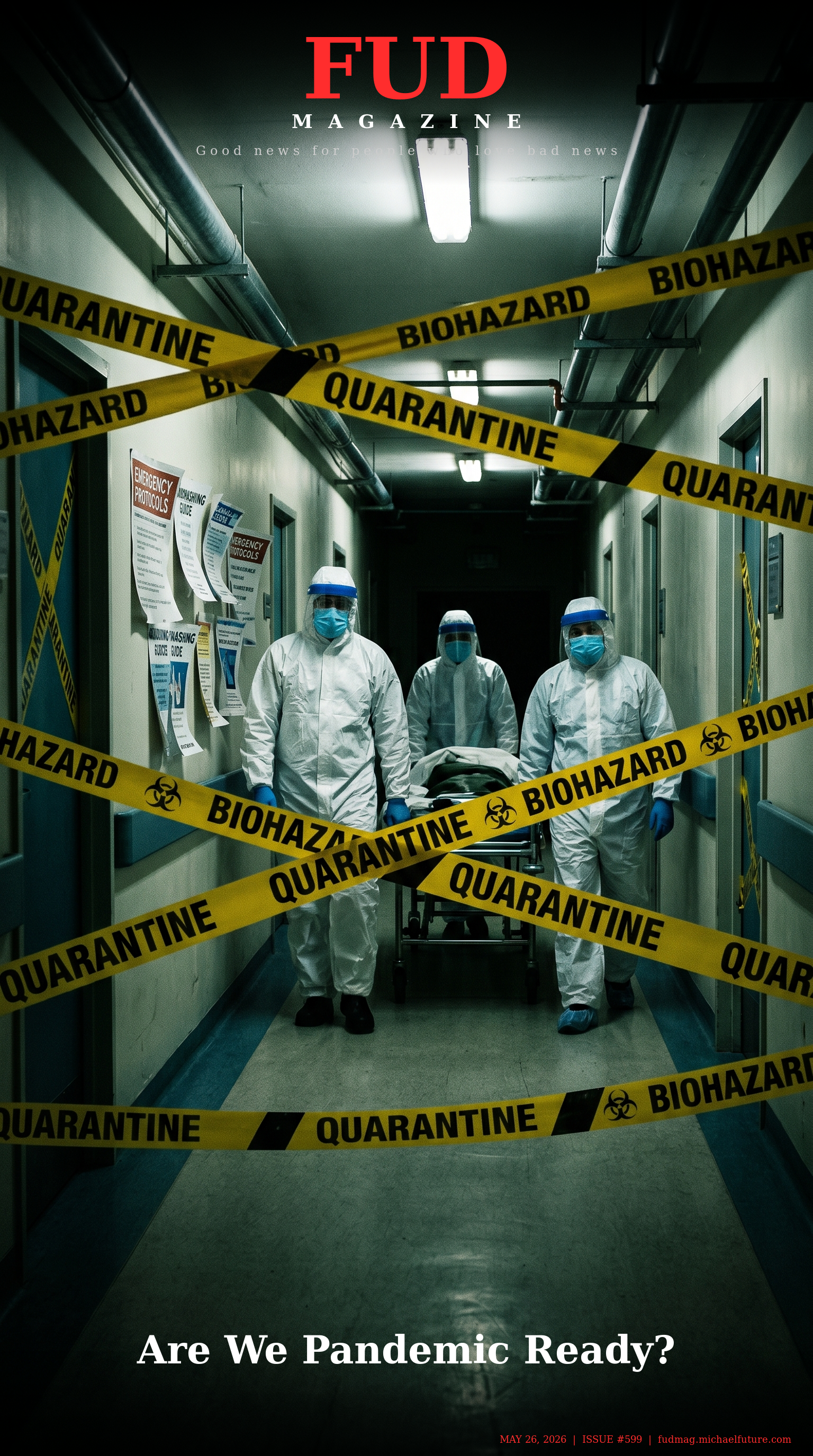 FUD Magazine Cover - Are We Pandemic Ready?