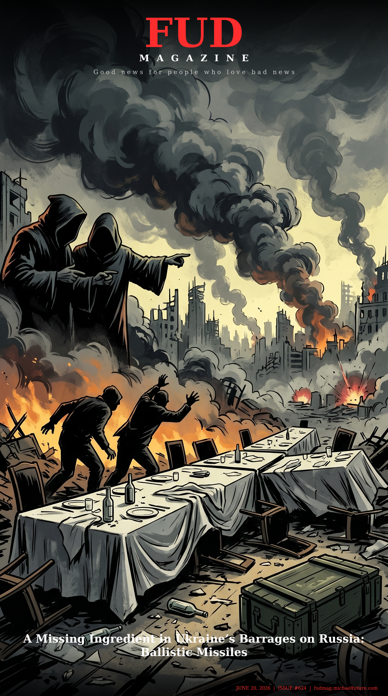 FUD Magazine Cover - A Missing Ingredient in Ukraine’s Barrages on Russia: Ballistic Missiles