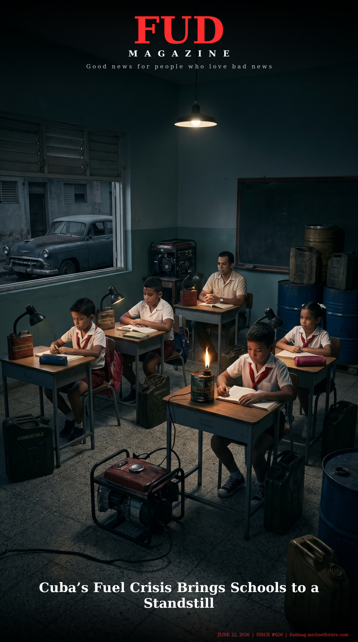 Cuba’s Fuel Crisis Brings Schools to a Standstill