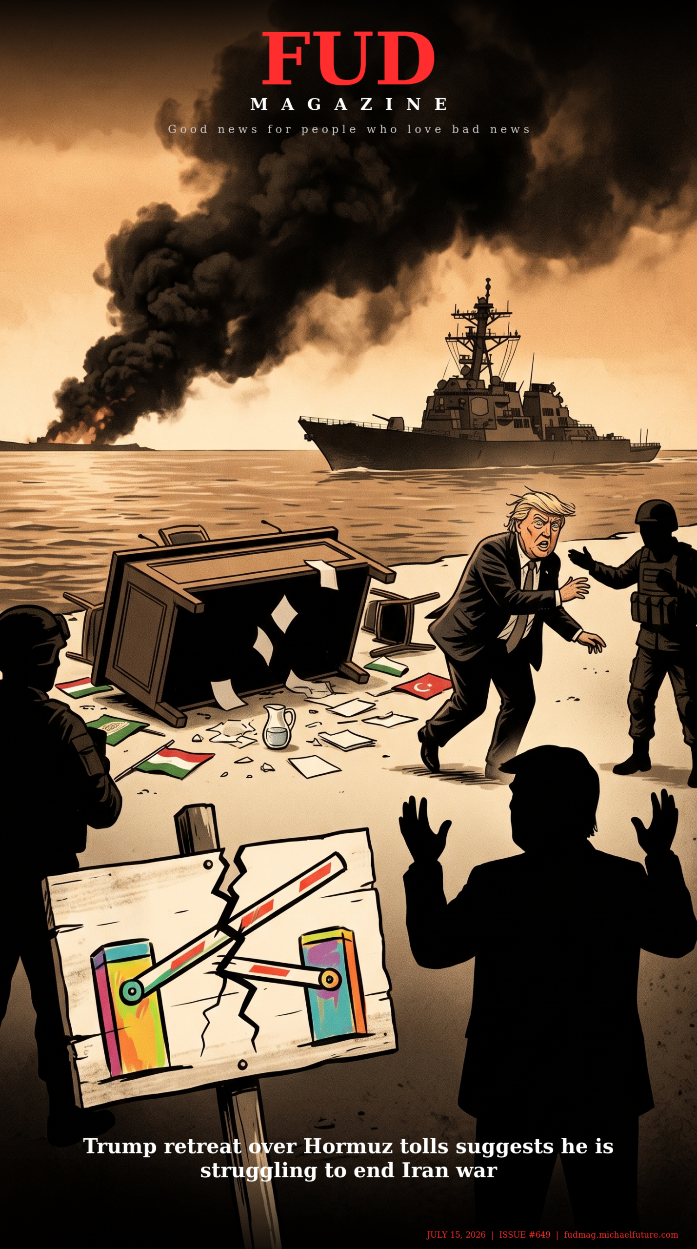 Trump retreat over Hormuz tolls suggests he is struggling to end Iran war