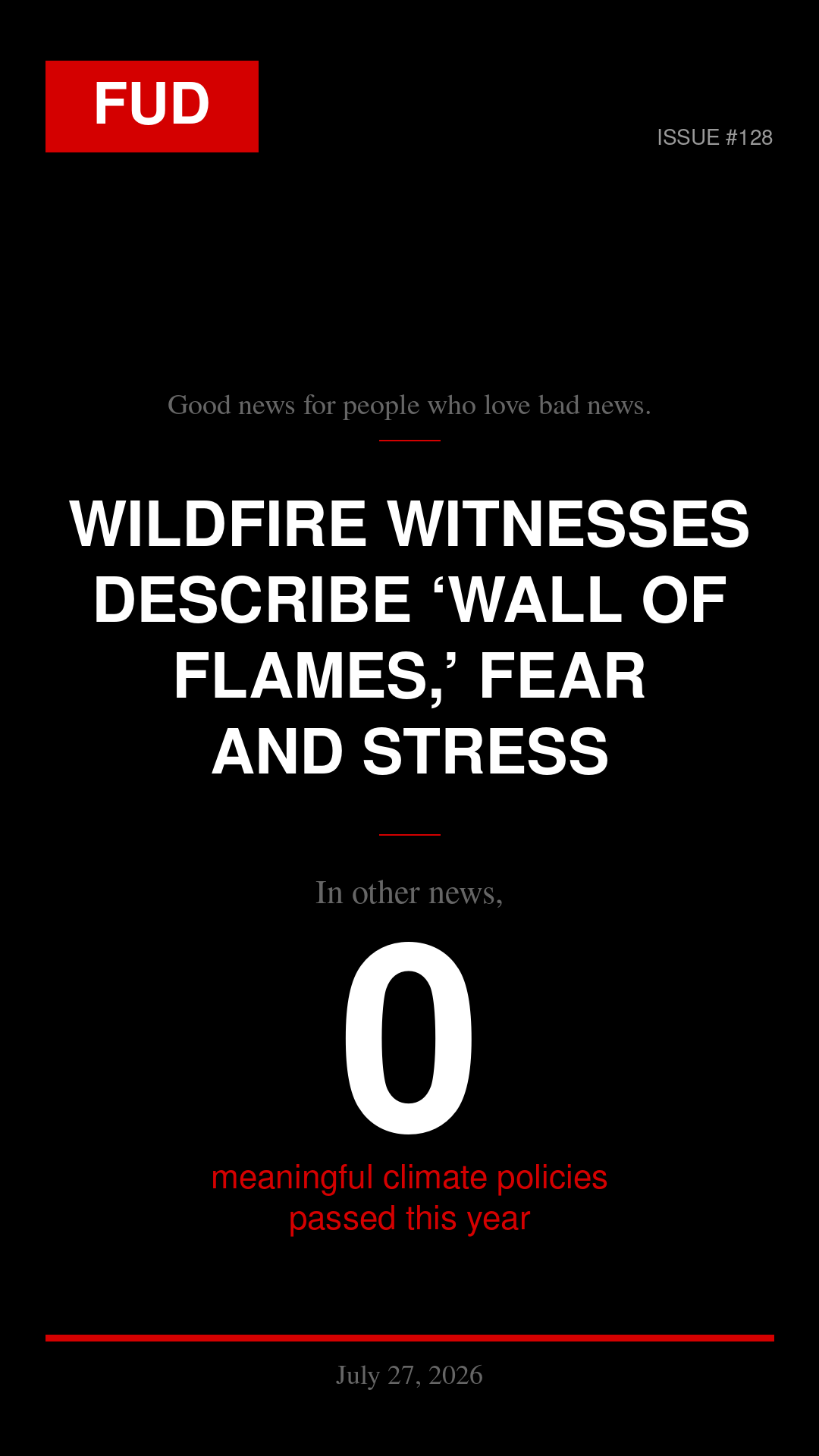 Wildfire witnesses describe ‘wall of flames’, fear and stress
